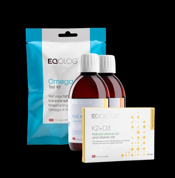 Omega 3 + D3 & K2
met bloedtest